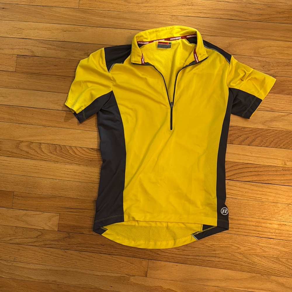 Yellow and Black Novara Cycling Jersey
